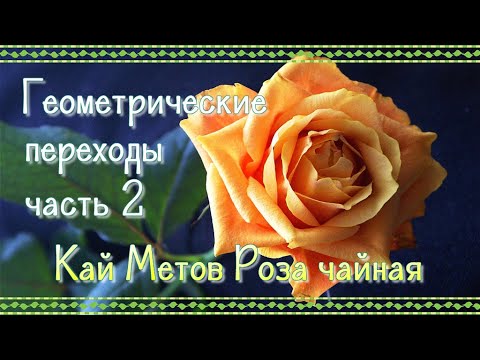 Кай Метов Роза чайная Геометрические переходы часть 2