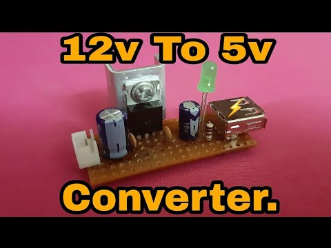 How to make a 12v to 5v converter|| For Charging|| And power supply|| By Technical Tushar.