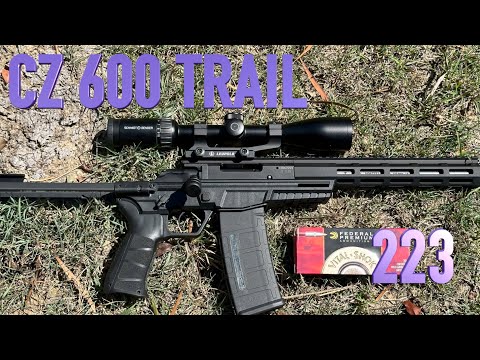 CZ 600 "Trail" .223Rem Rifle (with 5-shot accuracy testing)