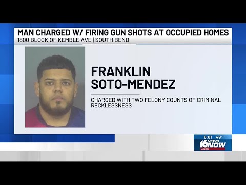 Man arrested after shots fired into South Bend homes on Christmas Day