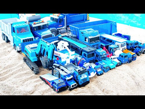 I only collected blue cars on the sand Let's take a look at what blue heavy duty cars are there are