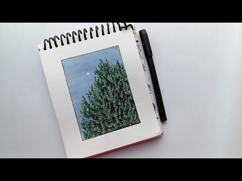 Drawing a Beautiful Scenery with Cheap Watercolor Set | Why Color Doesn't Always
Matter