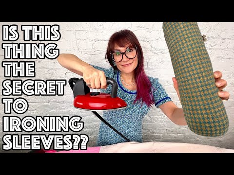 The Secret To Ironing Sleeves (How to Use A Seam Roll)!