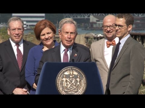 High Line Section Three: Groundbreaking Ceremony: NYC Mayor Michael Bloomberg