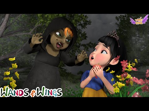 Princess Snow White and the Evil queen | Princess Story | Nursery Rhymes - Wands and Wings