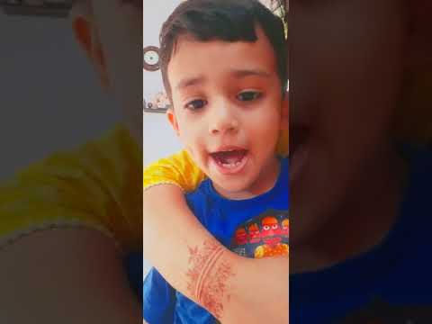 जब कोई बात बिगड़ जाए तुम देना साथ मेरा | cute kid singing song | #shortsvideo #shorts