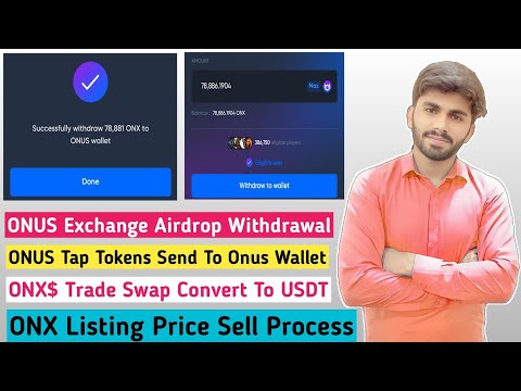 ONUS Tap Bot Withdrawal To ONUS Exchange ✅ | ONUS Airdrop Withdrawal Kaise Kare | ONUS Trade To USDT