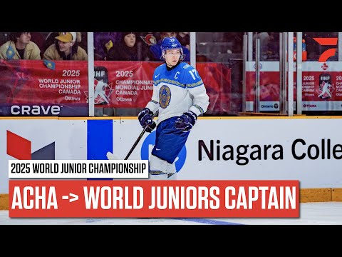 Kazakhstan Captain Aslan Zhusupbekov Goes From The ACHA To A World Juniors Player Of The Game