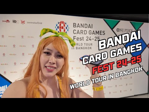 BANDAI CARD GAMES Fest 24-25 World tour in BANGKOK แข่ง5เกมส์การ์ดพร้อมกัน!!!