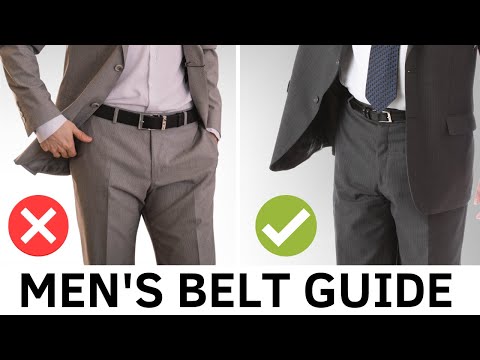 The Ultimate Men's Belt Guide - Size, Material, and Style!