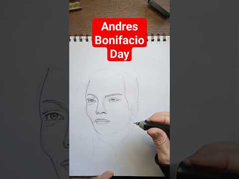 Drawing tribute to Andres Bonifacio| Bonifacio Day  November 30, 2023 #shorts