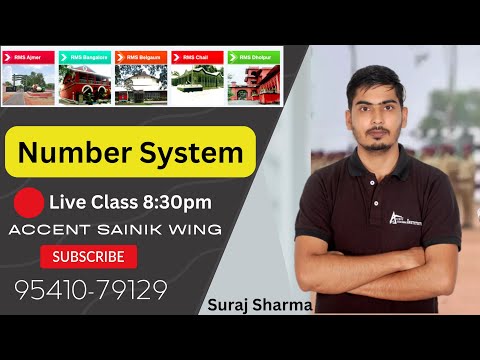 Sainik School Maths | Sainik School Maths class 6 | Number System | Suraj Sir | #sainikschool