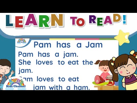 Pam has a Jam | CVC Story | Practice Reading a Story with "am" Word Family |  Reading for Kids