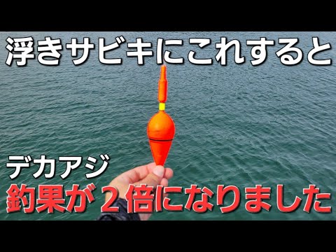 これしたら嘘みたいに良型アジ連発。釣れない時の対策。アジングいやアジ釣りです【サビキ釣り】