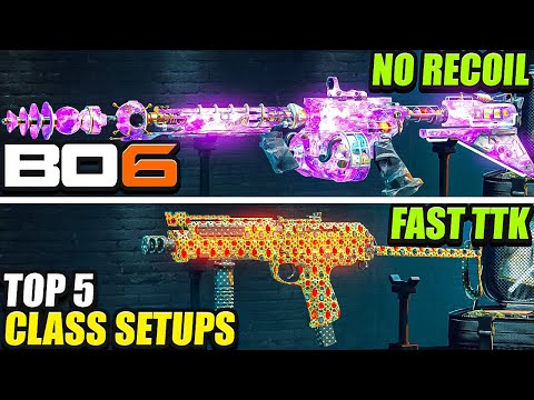 NEW TOP 5 *META* LOADOUTS TO USE in BLACK OPS 6! 👑 (BO6 Best Class Setups) - Black Ops 6