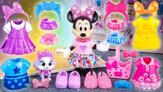 Satisfying with Unboxing Disney Minnie Mouse Toys Collection Review, Minnie Fashion Closet | ASMR