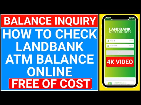 landbank balance inquiry online | how to check landbank atm balance online