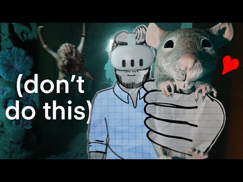 I carried a dead rat to the end of Half Life Alyx to prove VR is better