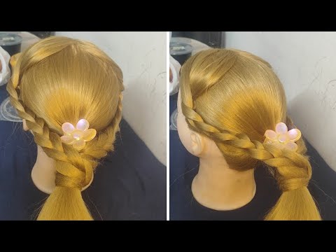 Hair Style For Everyday At Home|Fancy Hair Style|Clucher Hair Style for Girl|#fancyhairstyle #viral