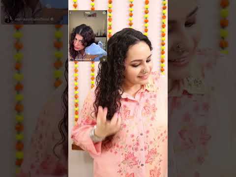 MALVIKA SITLANI’s curly refresh technique criticised? BUT WHY? How to use mousse on wavy curly hair?