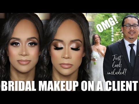 BEAUTIFUL BRIDAL MAKEUP ON A CLIENT FT. FRIENDCATION PALETTE (FIRST LOOK INCLUDED, TRY NOT TO CRY!)