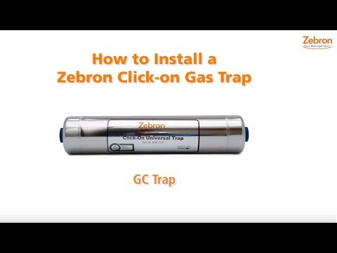 How to Install a Click-on Gas Chromatography Gas Trap