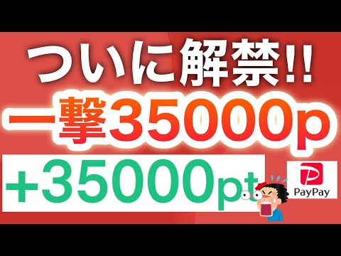 【削除覚悟】PayPayにも交換できる3.5万p受け取れる