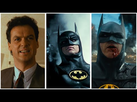 All Batman (Michael Keaton) Fight Scenes 1989 - 2023 4K IMAX