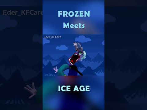 FROZEN Meets ICE AGE  #elsa  #frozen #iceage