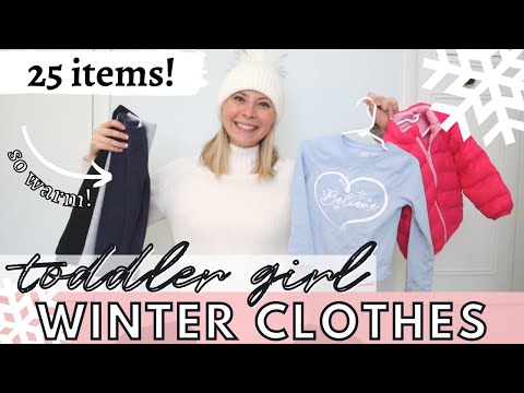 Toddler Girl Winter Clothing Haul ❄ Simple Capsule Wardrobe for Winter❄