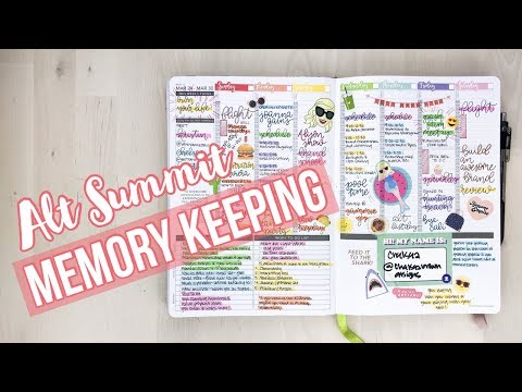 Passion Planner Memory Keeping | Plan With Me