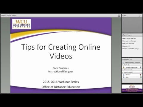 Tips for Creating Quality Online Videos