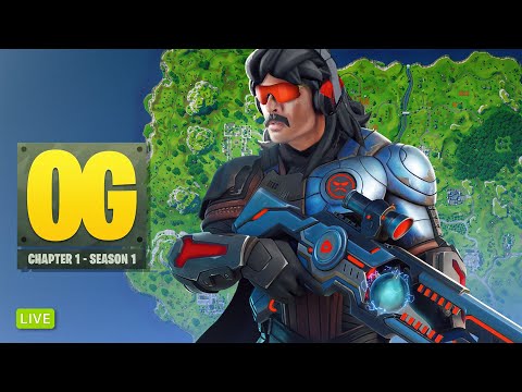 🔴LIVE - DR DISRESPECT - OG FORTNITE - DOUBLE PUMP BLASTS