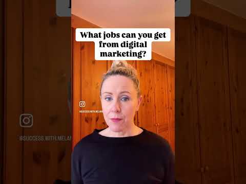 What jobs can you get from digital marketing?