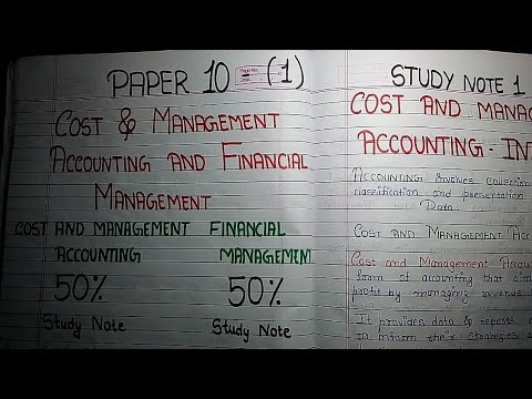 #1 Cost & Management Accounting and Financial Management |