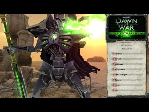 Warhammer 40,000 Dawn of War Dark Crusade Necron Campaign 🍿 Movie Edit Playthrough