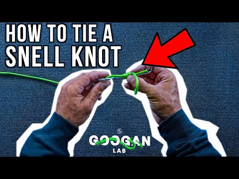 How To TIE A SNELL KNOT! ( Bass FISHING TIPS )