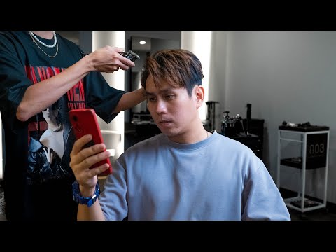 ASMR RELAXING HAIR CUT & HEAD MASSAGE! SLEEP INDUCING HAIRCUT!