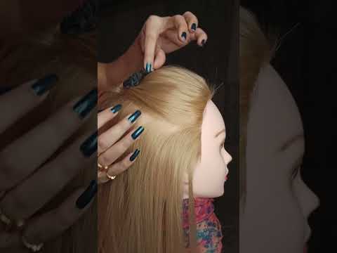 Simple hairstyle with comb clip #hairstyletutorial #shortsvideo