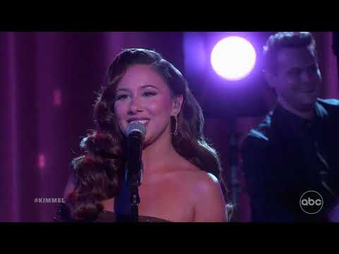 Haley Reinhart & Jeff Goldblum--The Mildred Snitzer Orchestra - Lover - Jimmy Kimmel Live! - 8/2024