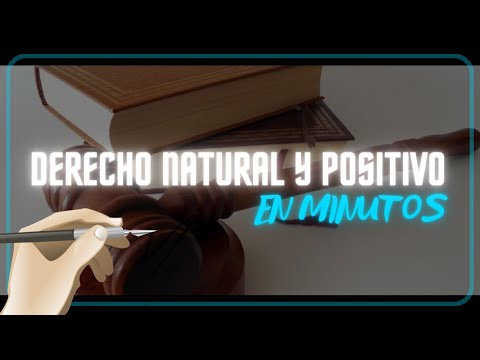 EL DERECHO NATURAL Y POSITIVO en minutos