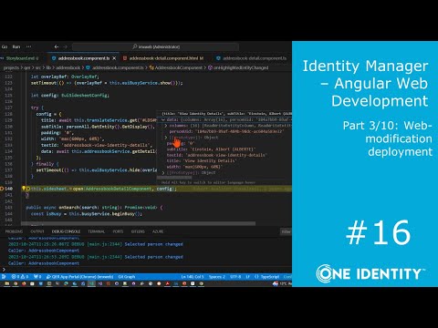 Identity Manager | Angular Web Development #16 | Modifying the Standard Web Portal #10