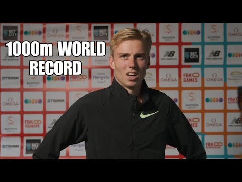 Niels Laros 1000m WORLD RECORD