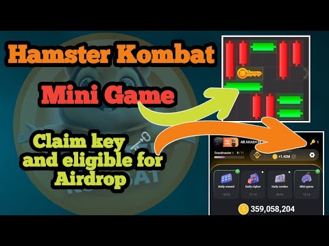 Hamster Kombat Mini Game | How To Play Hamster Kombat Mini Game! | #hamsterkombat #airdrop