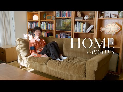 Home Updates | The coziest Japanese couch, coffee table objects & new lamp