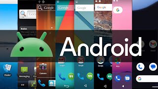 Stock Android UI Evolution (1.0 - 15 Preview)