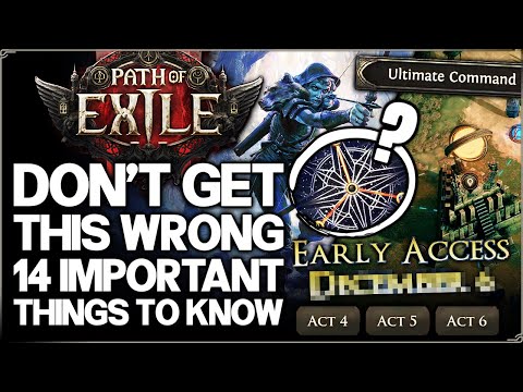 Path of Exile 2 - Watch This BEFORE Playing Early Access - New IMPORTANT Guide & Tips You NEED!