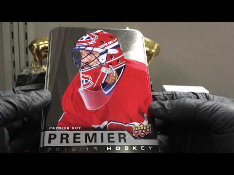 2018-19 UD Premier Hockey Hobby Box Break