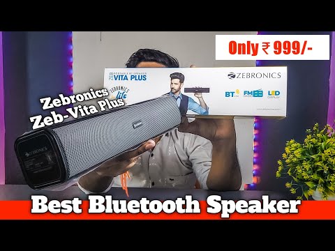 Zebronics Zeb-Vita Plus 16W Bluetooth Speaker 🔥 [ Unboxing & Review ] In Hindi