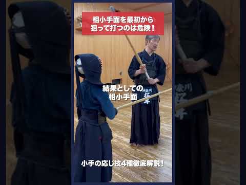 【剣道】相小手面徹底解説！ #kendo #shorts